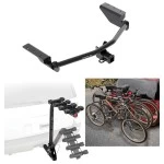 Custom Fit Trailer Hitch 4 Bike Carrier Installation Hardware Installation Instructions 76134 63124 Draw-Tite Trailer Hitch 4 Bike Rack 13-18 Toyota RAV4 All Styles Approved Recreational Offroad Use Carrier Adult Woman or Child Bicycles Foldable 13 14 15 Trailer Hitch w/ 4 Bike Rack For 13-18 Toyota RAV4 All Styles Approved for Recreational & Offroad Use Carrier for Adult Woman or Child Bicycles Foldable