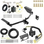 Trailer Hitch w/ 7-Way RV Wiring For 13-18 Toyota RAV4 All Models Class 3 2" Receiver