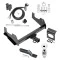 Complete Tow Package For 15-25 Ford F-150 17-25 F-150 Raptor w/ 7-Way RV Wiring Harness Kit 2" Ball and Mount Bracket 2" Receiver Class IV