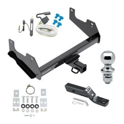 Trailer Tow Hitch For 15-25 Ford F-150 17-25 F-150 Raptor Complete Package w/ Wiring and 1-7/8" Ball