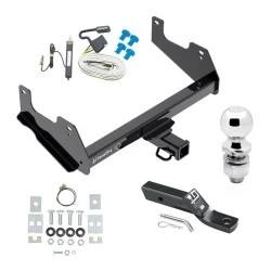 Trailer Tow Hitch For 15-25 Ford F-150 17-25 F-150 Raptor Complete Package w/ Wiring and 2" Ball