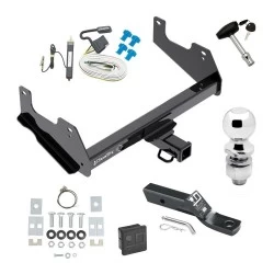 Trailer Tow Hitch For 15-25 Ford F-150 17-25 F-150 Raptor Deluxe Package Wiring 2" Ball and Lock