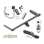 Trailer Tow Hitch For 18-26 Honda Odyssey w/ Fuse Provisions Complete Package w/ Wiring and 2" Ball