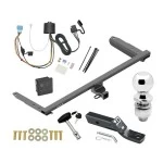 Trailer Tow Hitch For 18-26 Honda Odyssey w/ Fuse Provisions Deluxe Package Wiring 2" Ball and Lock