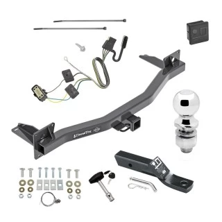 Trailer Tow Hitch For 18-23 Chevrolet Traverse 2024 Limited 18-24 Buick Enclave All Models Deluxe Package Wiring 2" Ball and Lock