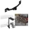 Trailer Hitch w/ 4 Bike Rack For 19-26 Cadillac XT4 Approved for Recreational & Offroad Use Carrier for Adult Woman or Child Bicycles Foldable