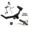 Trailer Tow Hitch For 19-25 Honda Passport All Models Deluxe Package Wiring 2" Ball Mount and Lock