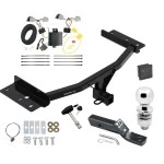 Trailer Tow Hitch For 20-23 Ford Explorer All Styles Deluxe Package Wiring 2" Ball and Lock