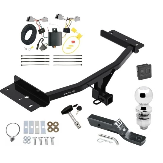 Trailer Tow Hitch For 20-23 Ford Explorer All Styles Deluxe Package Wiring 2" Ball and Lock