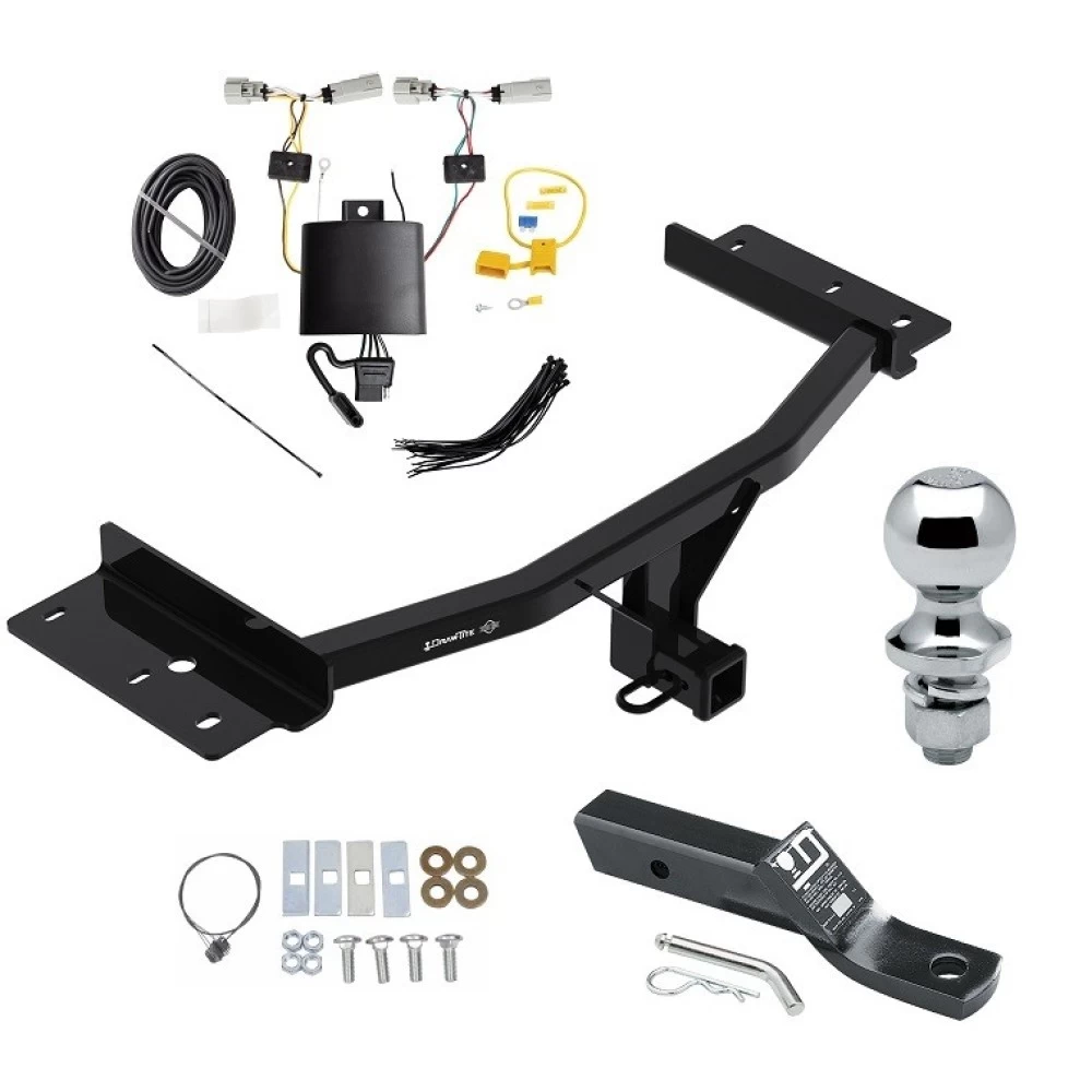 Trailer Tow Hitch For 20-27 Lincoln Aviator All Models 2" Receiver Complete Package w/ Wiring and 1-7/8" Ball