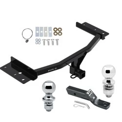 Trailer Tow Hitch For 20-27 Ford Explorer Lincoln Aviator Receiver w/ 1-7/8" and 2" Ball