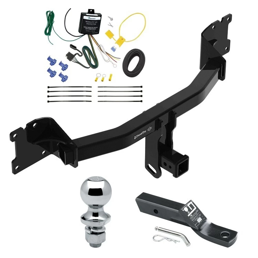 Trailer Tow Hitch For 20-25 Porsche Cayenne Coupe Complete Package w/ Wiring and 1-7/8" Ball