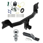Trailer Tow Hitch For 20-25 Porsche Cayenne Coupe Complete Package w/ Wiring and 1-7/8" Ball