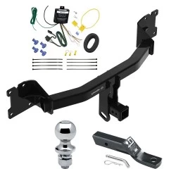Trailer Tow Hitch For 20-25 Porsche Cayenne Coupe Complete Package w/ Wiring and 1-7/8" Ball