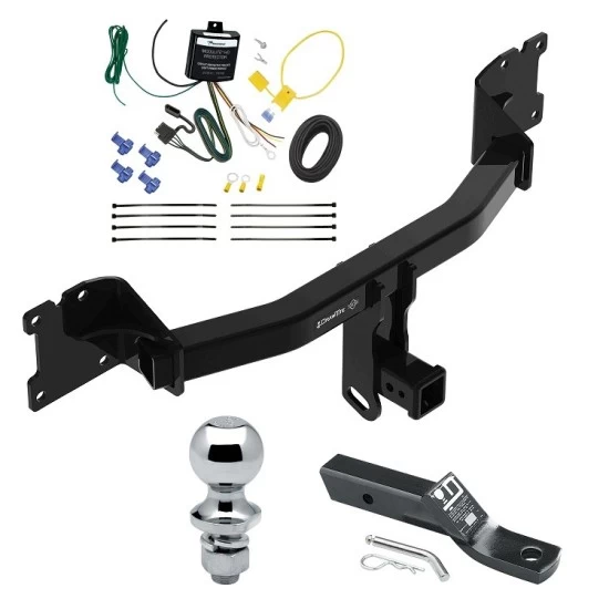 Trailer Tow Hitch For 20-25 Porsche Cayenne Coupe Complete Package w/ Wiring and 1-7/8" Ball