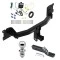 Trailer Tow Hitch For 20-25 Porsche Cayenne Coupe Complete Package w/ Wiring and 1-7/8" Ball