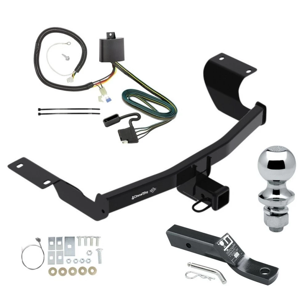 Trailer Tow Hitch For 17-27 Honda CR-V Complete Package w/ Wiring and 1-7/8" Ball