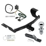Trailer Tow Hitch For 17-27 Honda CR-V Complete Package w/ Wiring and 1-7/8" Ball