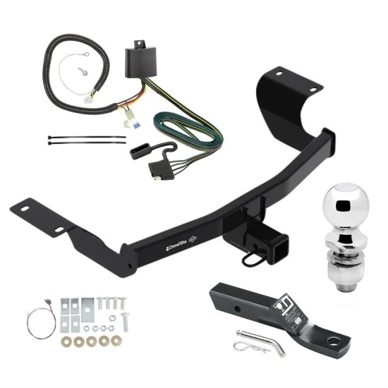 Trailer Tow Hitch For 17-27 Honda CR-V Complete Package w/ Wiring and 2" Ball