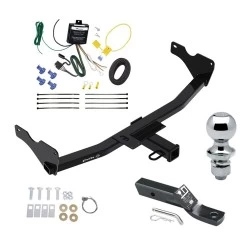 Trailer Tow Hitch For 19-27 Audi Q3 All Models Complete Package w/ Wiring and 1-7/8" Ball