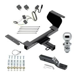 Trailer Tow Hitch For 18-25 GMC Terrain 18-26 Chevy Equinox Gasoline, w/ Factory Tow PKG Package w/ Wiring and 1-7/8" Ball