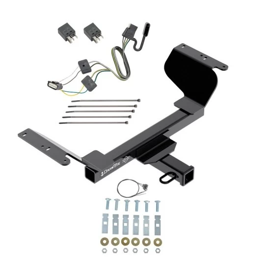 Trailer Tow Hitch For 18-25 GMC Terrain 18-26 Chevy Equinox Gasoline, w/ Factory Tow PKG Package w/ Wiring Kit
