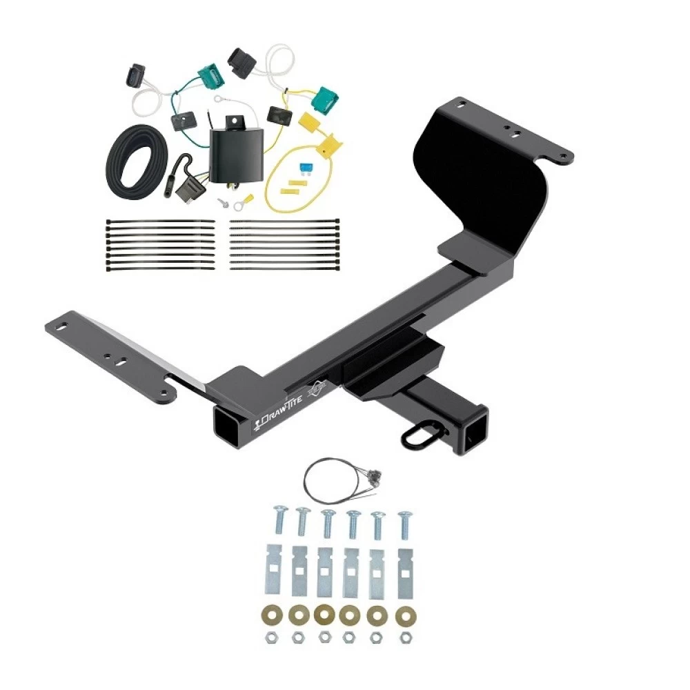 Trailer Tow Hitch For 18-24 Chevrolet Equinox Gasoline, Excluding Premier w/ Wiring Harness Kit