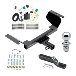 Trailer Tow Hitch For 18-24 Chevrolet Equinox Gasoline, Excluding Premier Complete Package w/ Wiring and 1-7/8" Ball