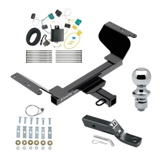 Trailer Tow Hitch For 18-24 Chevrolet Equinox Gasoline, Excluding Premier Complete Package w/ Wiring and 1-7/8" Ball
