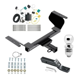 Trailer Tow Hitch For 18-24 Chevrolet Equinox Gasoline, Excluding Premier Complete Package w/ Wiring and 2" Ball