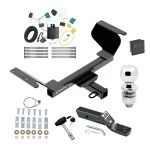 Trailer Tow Hitch For 18-24 Chevrolet Equinox Gasoline, Excluding Premier Deluxe Package Wiring 2" Ball and Lock