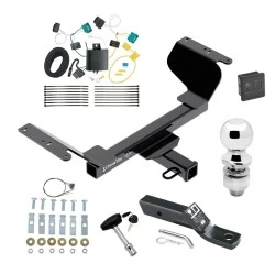 Trailer Tow Hitch For 18-21 Chevy Equinox Except Premier or Models w/1.6L Diesel Deluxe Package Wiring 2" Ball and Lock