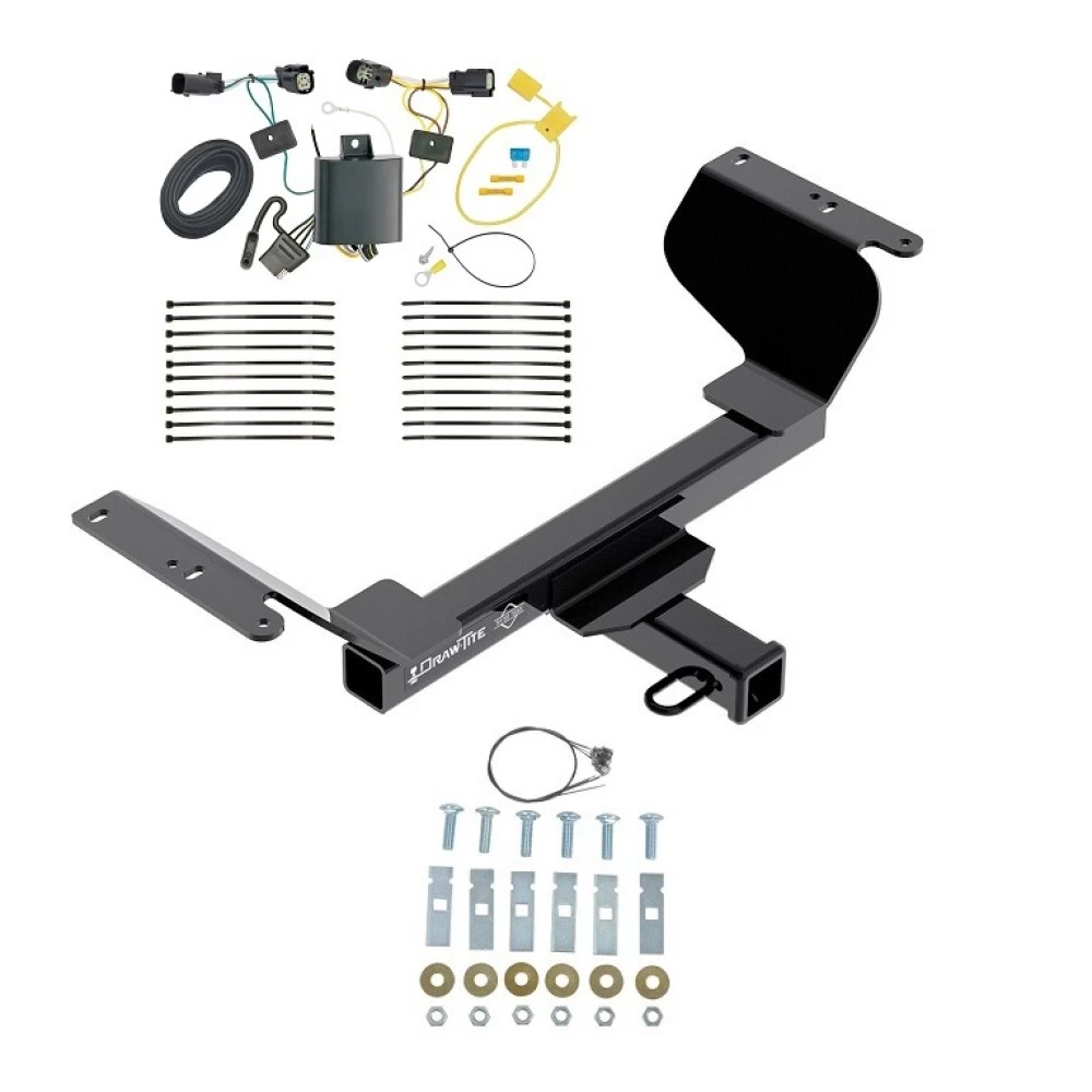 Trailer Tow Hitch For 18-24 Chevrolet Equinox Gasoline, Premier Models w/ Wiring Harness Kit