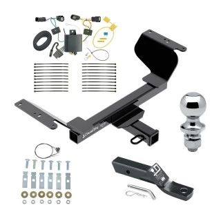 Trailer Tow Hitch For 18-24 Chevrolet Equinox Gasoline, Premier Models Complete Package w/ Wiring and 1-7/8" Ball