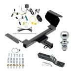 Trailer Tow Hitch For 18-25 GMC Terrain Gasoline, w/o Factory Tow PKG Pkg w/ Wiring and 1-7/8" Ball