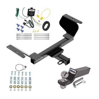 Trailer Tow Hitch For 18-25 GMC Terrain incl Gasoline 18-26 Chevy Equinox Gasoline Complete Package w/ Wiring and 2" Ball