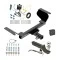 Trailer Tow Hitch For 18-25 GMC Terrain incl Gasoline 18-26 Chevy Equinox Gasoline Deluxe Package Wiring 2" Ball Mount and Lock