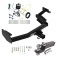 Trailer Tow Hitch For 23-25 KIA Telluride w/o LED Taillights Complete Package w/ Wiring and 2" Ball