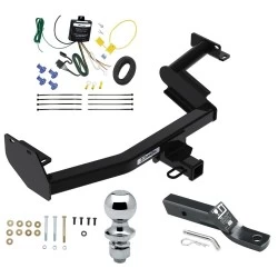 Trailer Tow Hitch For 23-25 KIA Telluride w/o LED Taillights 2" Receiver Complete Package w/ Wiring and 1-7/8" Ball