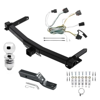 Custom Fit Trailer Hitch Wiring Harness (Plug & Play) 2" Drop Ball-Mount w/ Pin/Clip 2" Chrome Ball Installation Hardware Installation Instructions 76432 118425 23 63845 Draw-Tite Trailer Tow Hitch 11-13 Jeep Grand Cherokee Exc SRT-8 Comple Trailer Tow Hitch For 11-13 Jeep Grand Cherokee Exc SRT-8 Complete Package w/ Wiring and 2" Ball