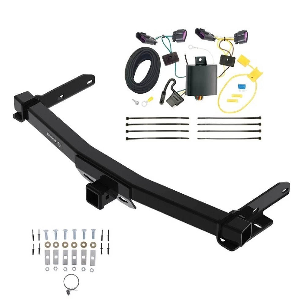 Trailer Tow Hitch For 14-23 Dodge Durango All Styles w/ Wiring Harness Kit
