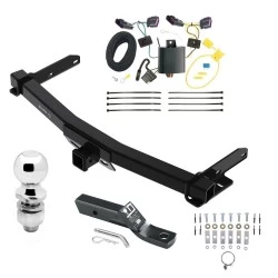 Trailer Tow Hitch For 14-26 Dodge Durango All Models Complete Package w/ Wiring and 2" Ball