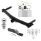 Trailer Tow Hitch For 14-21 Jeep Grand Cherokee 2022 WK Old Body Style Complete Package w/ Wiring and 1-7/8" Ball