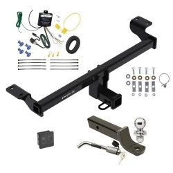 Trailer Tow Hitch For 21-26 Lincoln Corsair Exc PHEV Deluxe Package Wiring 2" Ball Mount and Lock