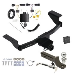 Trailer Hitch For 21-23 Ford Mustang Mach-E All Models Deluxe Package Wiring 2" Ball Mount and Lock