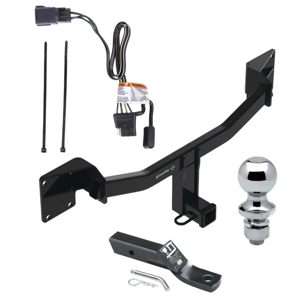 Trailer Tow Hitch For 21-23 Buick Envision w/ factory trailer connector 2" Receiver Class 3 w/ Wiring Harness Kit + 1-7/8" Ball