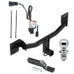 Trailer Tow Hitch For 21-23 Buick Envision w/ factory trailer connector 2" Receiver Class 3 w/ Wiring Harness Kit + 1-7/8" Ball