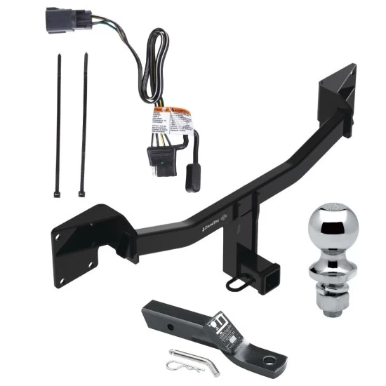 Trailer Tow Hitch For 21-23 Buick Envision w/ factory trailer connector 2" Receiver Class 3 w/ Wiring Harness Kit + 1-7/8" Ball