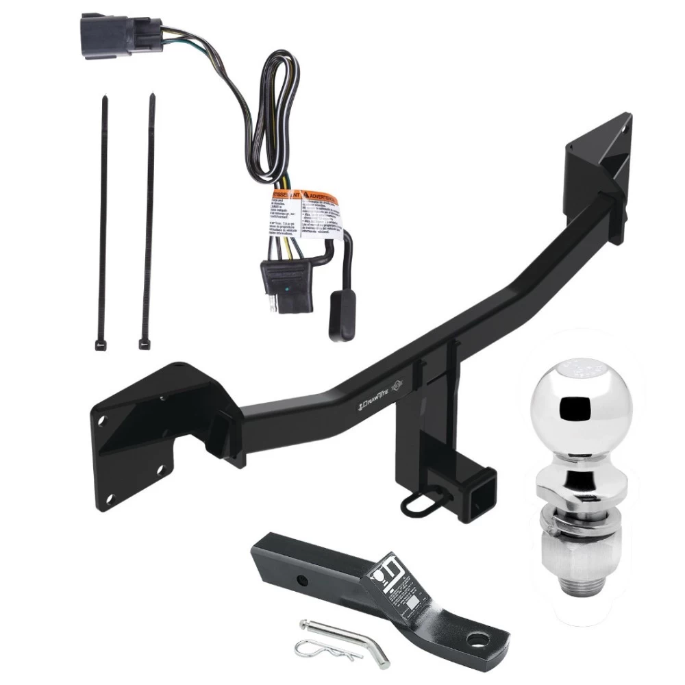 Trailer Tow Hitch For 21-23 Buick Envision w/ factory trailer connector Complete Package w/ Wiring Harness Kit and 2" Ball