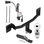 Trailer Tow Hitch For 21-23 Buick Envision w/ factory trailer connector Complete Package w/ Wiring Harness Kit and 2" Ball